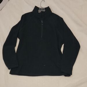 Eddie Bauer Women's Dark Blue Zip-Up Sweater